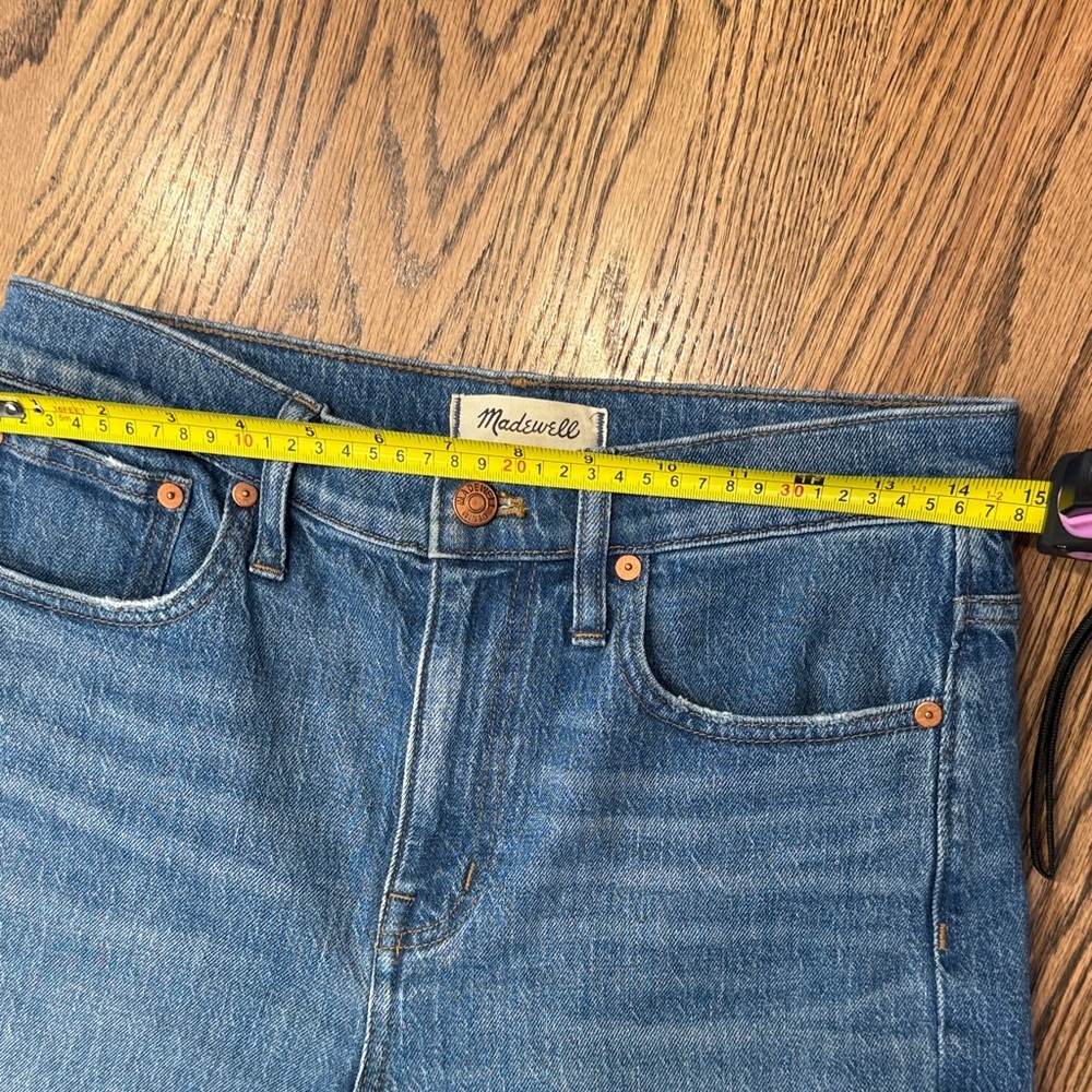 Madewell High Rise Dark Blue Jeans - Picture 10 of 11